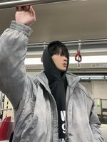 ハイネック ジッパーフライトジャケット