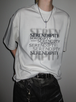 フェード ファジーレタリングロゴ Tシャツ