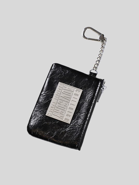 ブラック PUレザー ウエストコインケース