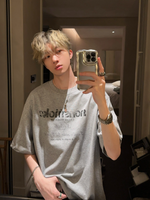 ディストレスト レタリングTシャツ