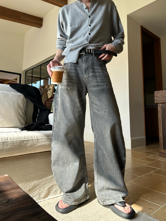 ウォッシュ インク マイクロバルーンジーンズ