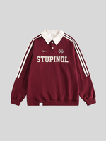 レトロ サイドライン スウェット ゲームポロシャツ