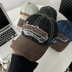 レトロ ウォッシュダメージ ベースボールキャップ