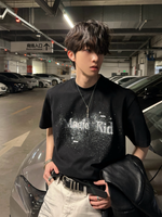 インクジェット グラフィックロゴTシャツ