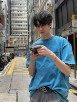 スカイブルー サイドタックTシャツ