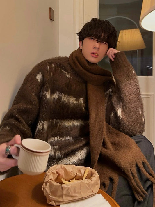 オータム ウォーム モヘアニットセーター