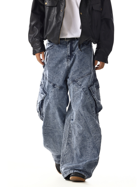 ウォッシュブルー バギーデニムパンツ – KXCK(キックス ウォッシュブルー バギーデニムパンツ – KXCK(キックス