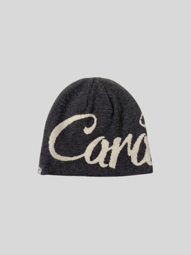 リバーシブル ニットビーニー