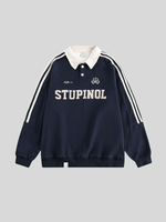 レトロ サイドライン スウェット ゲームポロシャツ