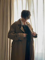 レトロ アーバン ロングトレンチコート