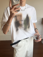 レトロ ブラーフィギュア プリントTシャツ