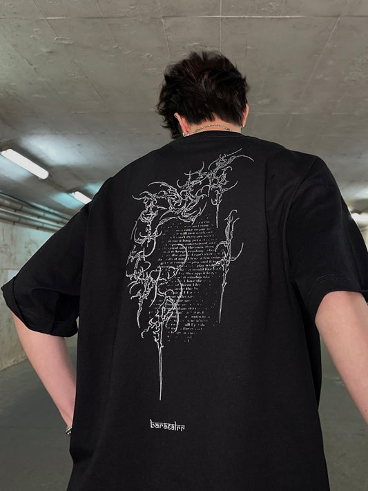 バックプリント トライバル柄 Tシャツ