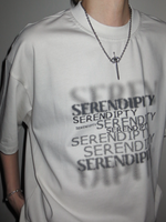 フェード ファジーレタリングロゴ Tシャツ