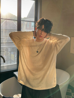 ベーシック カジュアル ルーズロングTシャツ