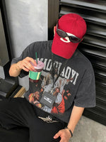レトロ プリーストプリント Tシャツ
