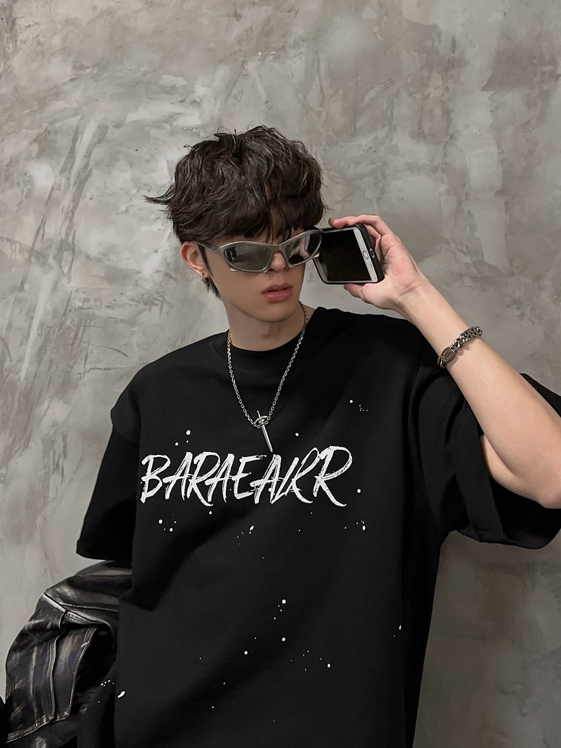 インクレター ペイントTシャツ