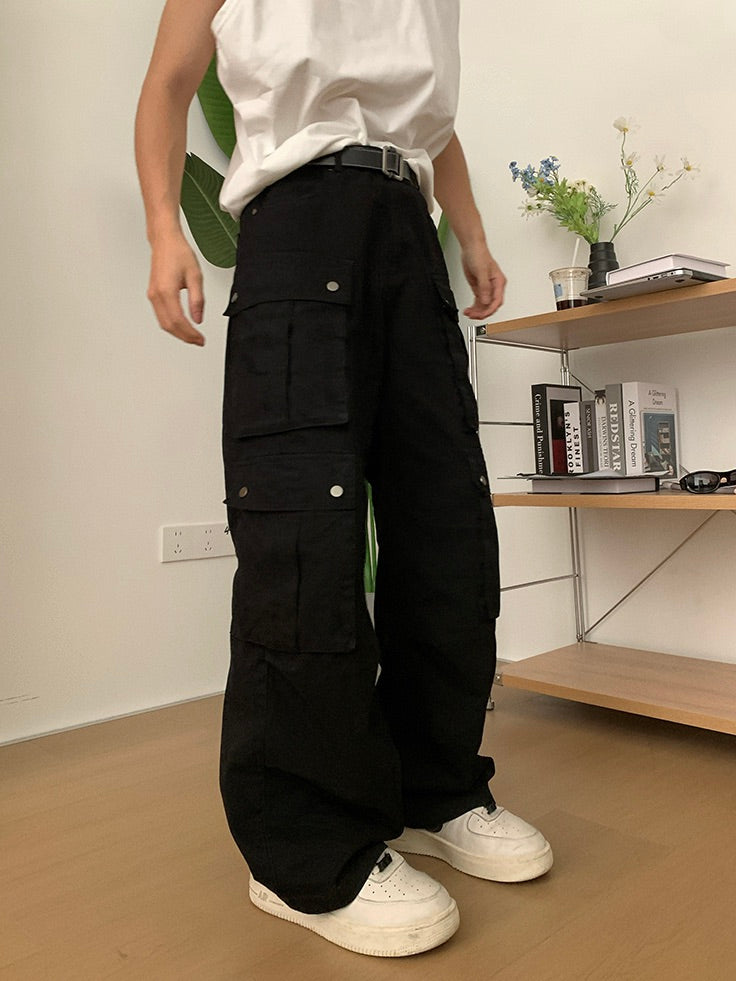 マルチポケット ワイドカーゴパンツ