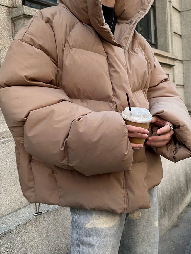 スタンドカラー ボリューム ペディン