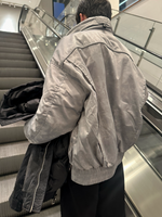 ハイネック ジッパーフライトジャケット