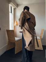 レトロ アーバン ロングトレンチコート