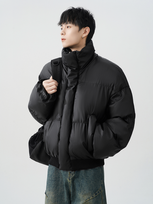 ボリューム ハイネックショートペディン