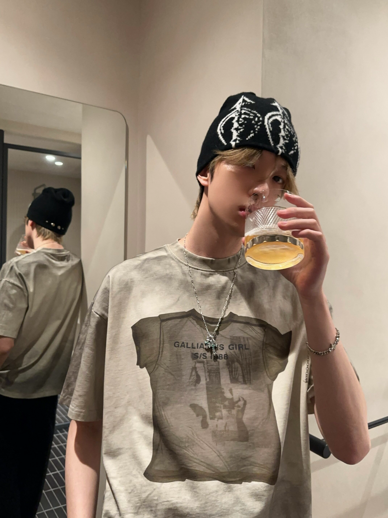 ドッキング シアープリントTシャツ