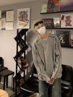 サイドジッパー スウェット トレーナー