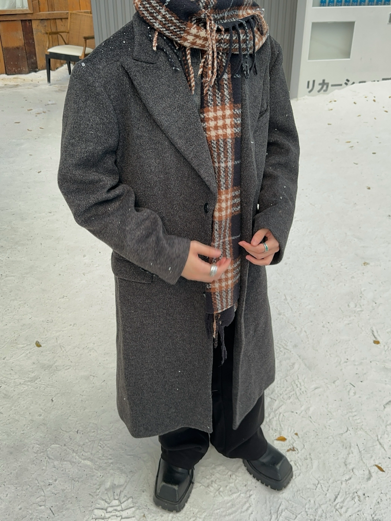 プレミアムブレンドウール ロングコート