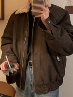 ラムファー バイカーボンバージャケット