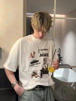 レトロ シティプリントTシャツ
