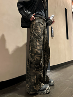 レトロ カモフラージュ迷彩 カーゴパンツ