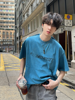 スカイブルー サイドタックTシャツ