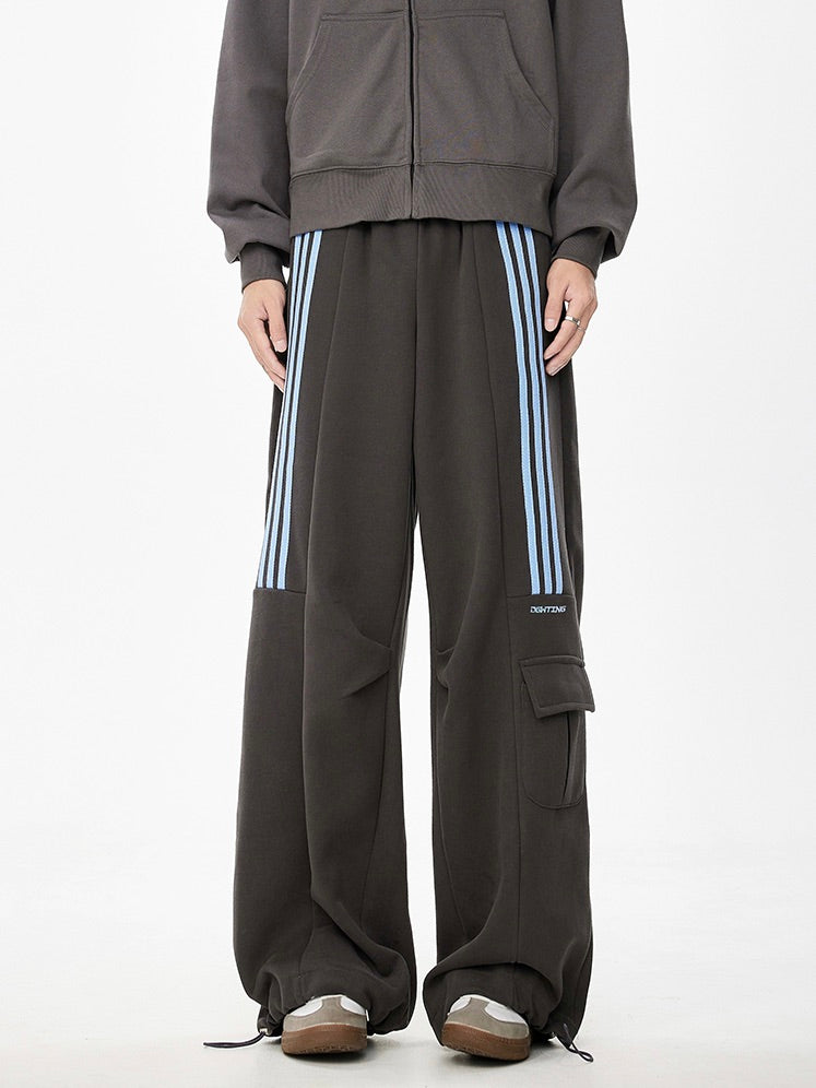アクセントスリーライン ポケットスウェットパンツ