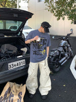 アメリカン クリエイティブグリッド Tシャツ