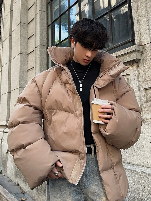 スタンドカラー ボリューム ペディン