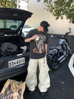 レトロ プリーストプリント Tシャツ
