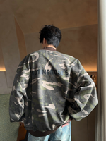 フェードカモフラージュ迷彩 スウェット トレーナー