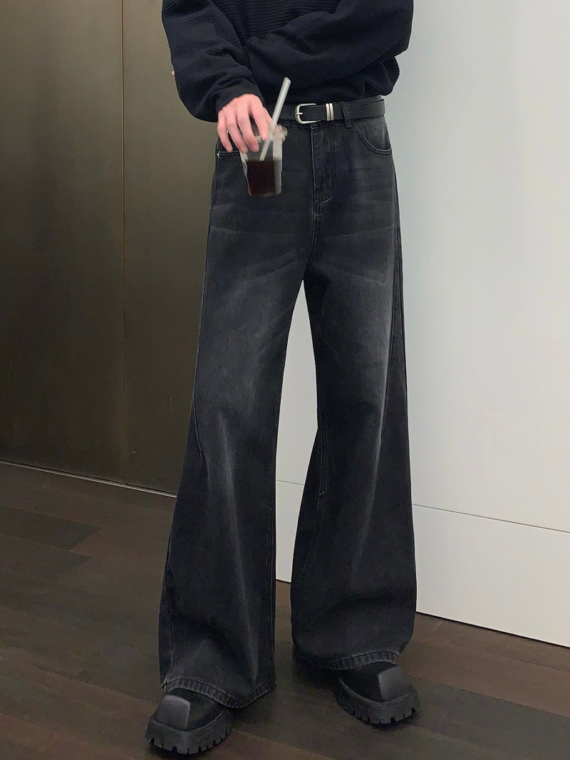 ウォッシュ タックイン ジーンズ