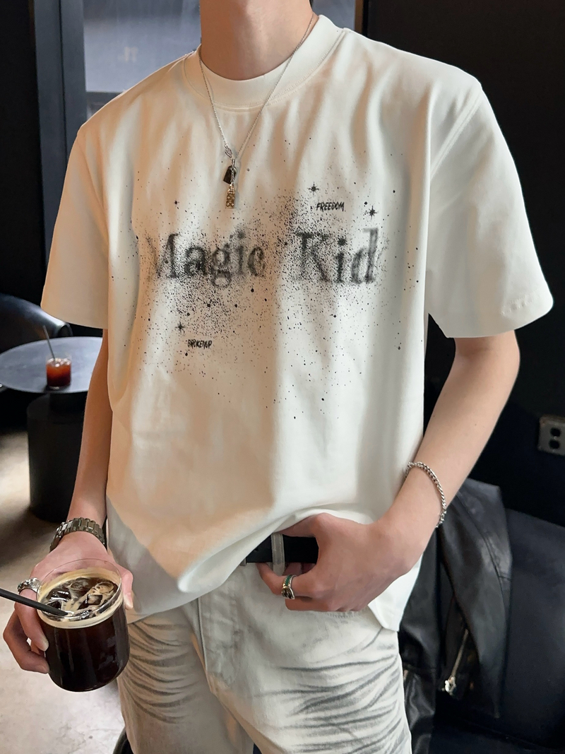 インクジェット グラフィックロゴTシャツ