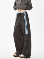 アクセントスリーライン ポケットスウェットパンツ