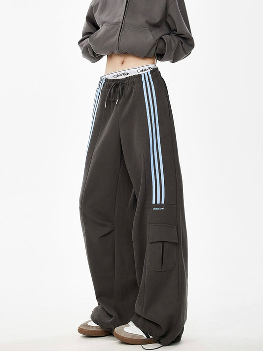 アクセントスリーライン ポケットスウェットパンツ