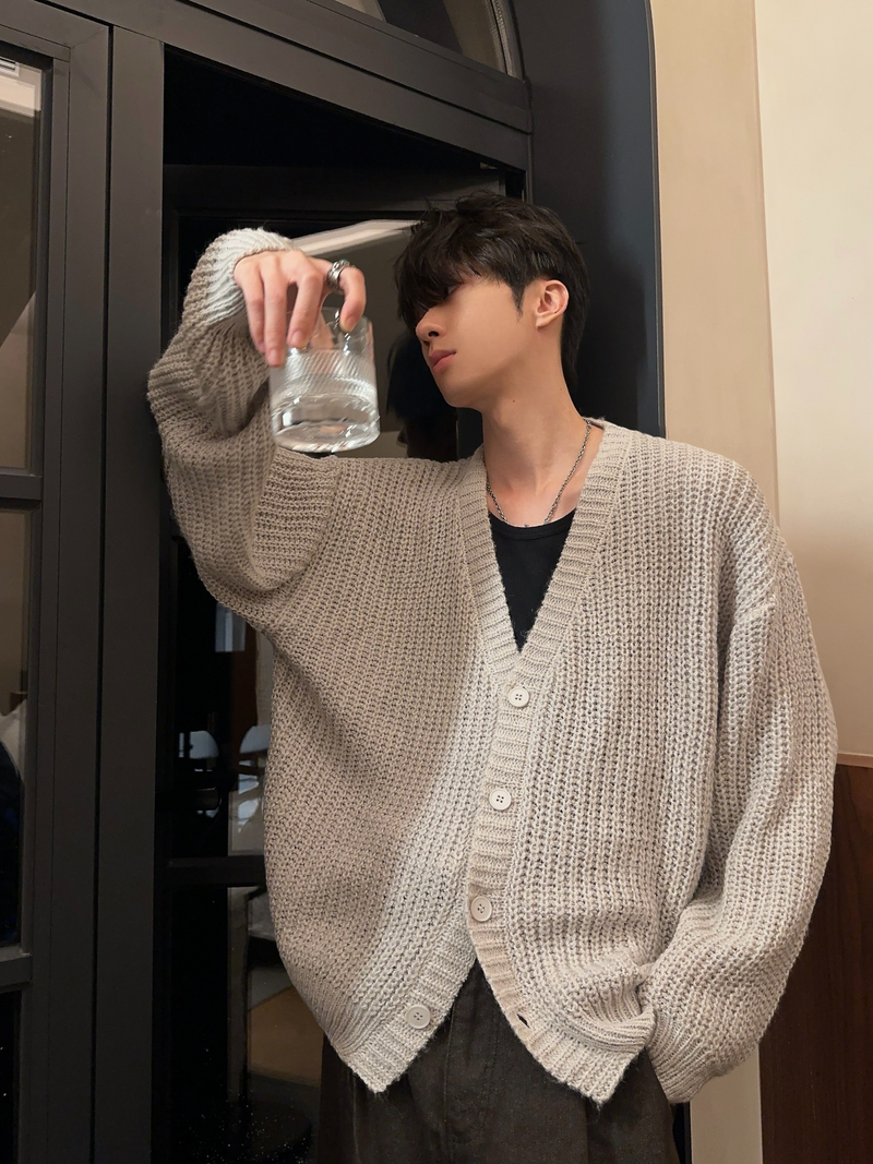 正行デラックス Deluxe モヘアカーディガン ブラウン M 正行デラックス 正行デラックス Deluxe モヘアカーディガン ブラウン M 正行デラックス