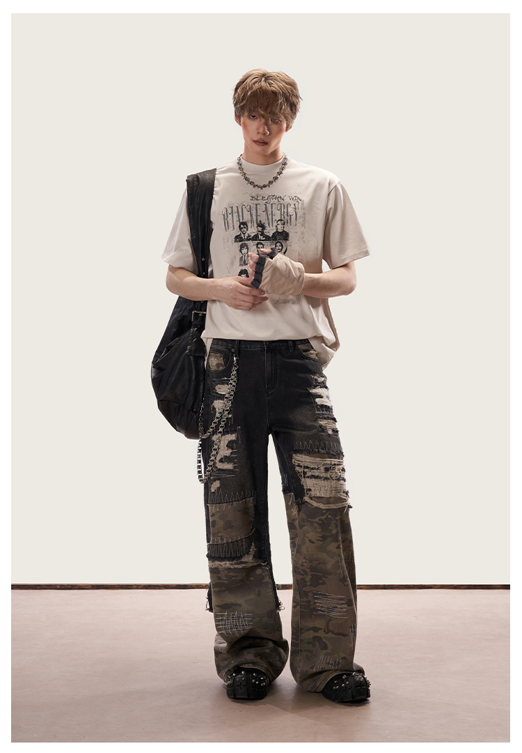 ヴィンテージ アートグリッド Tシャツ