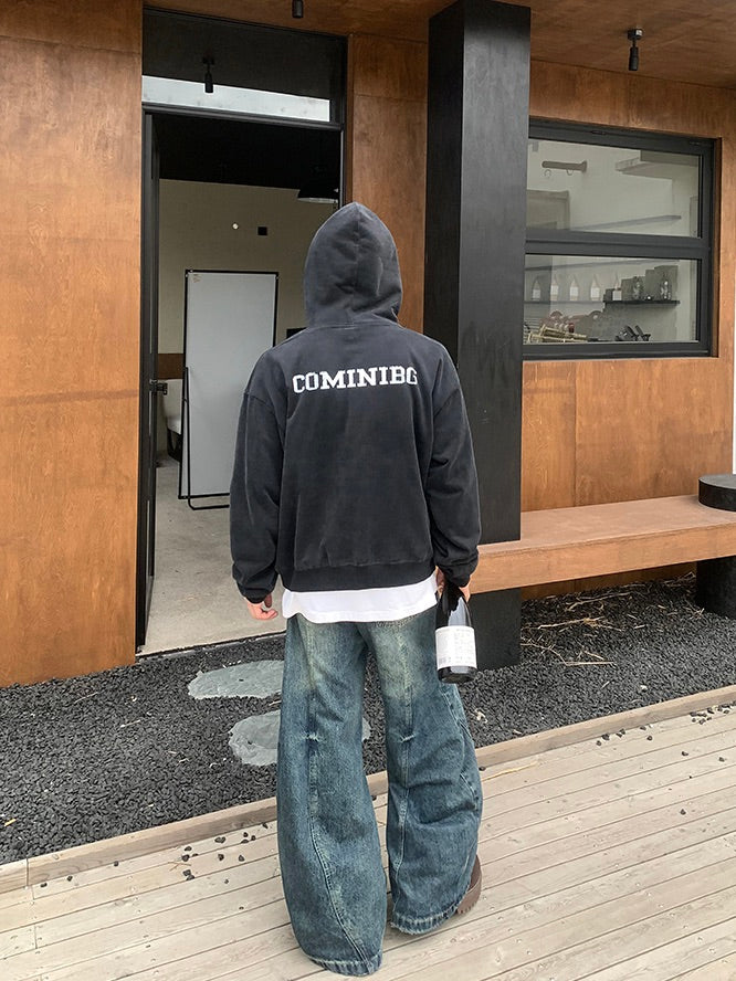 マルチロゴ 裏起毛フリースパーカー