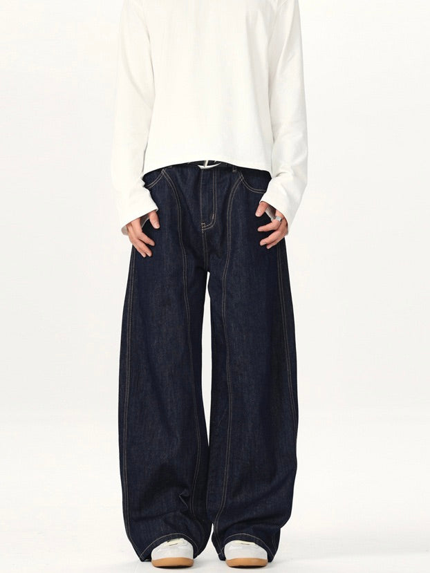 スタイルマッチ ワイド リジットデニム