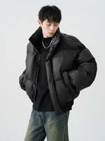 ボリューム ハイネックショートペディン