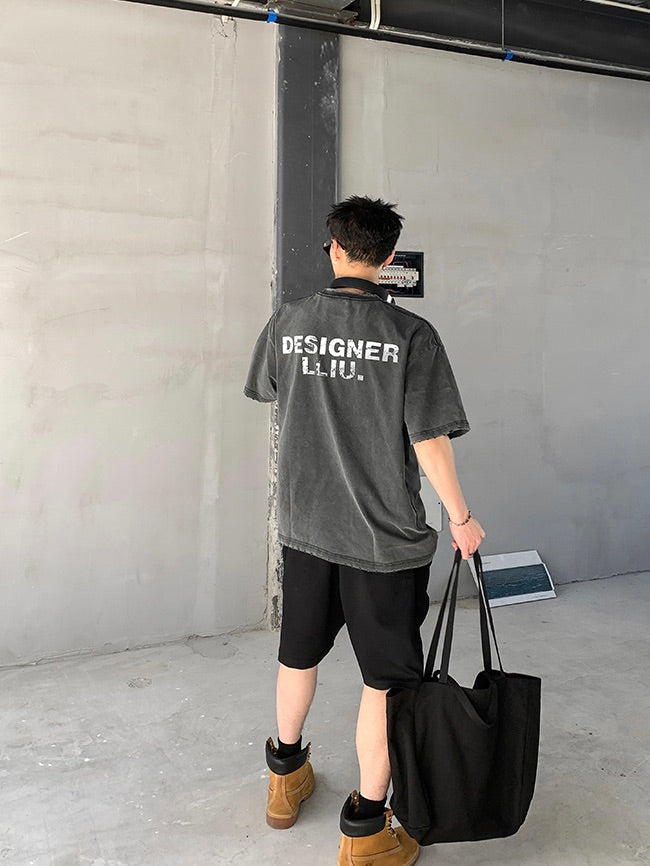 アンティークロゴ バックプリントTシャツ