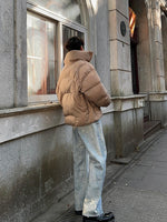 スタンドカラー ボリューム ペディン