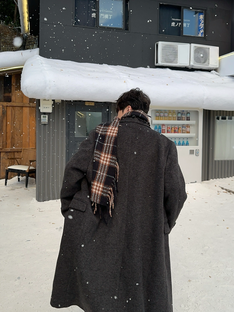 プレミアムブレンドウール ロングコート