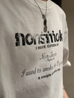 ディストレスト レタリングTシャツ